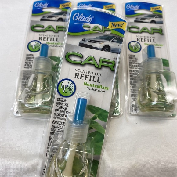 Lot 4 Glade Car Scented Oil Refill Neutralizer .23 oz - Picture 4 of 5